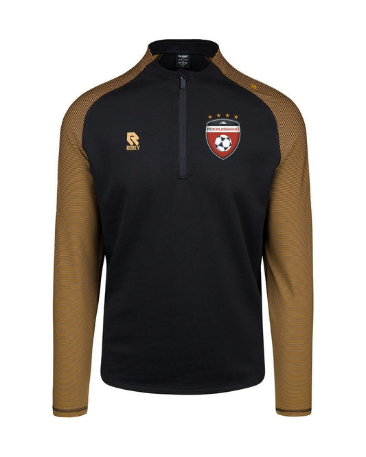 FC Kruisband performance half-zip top zwart / goud - Training & Herstel