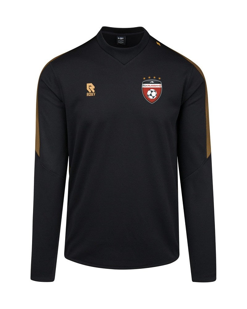FC Kruisband performance sweater zwart / goud