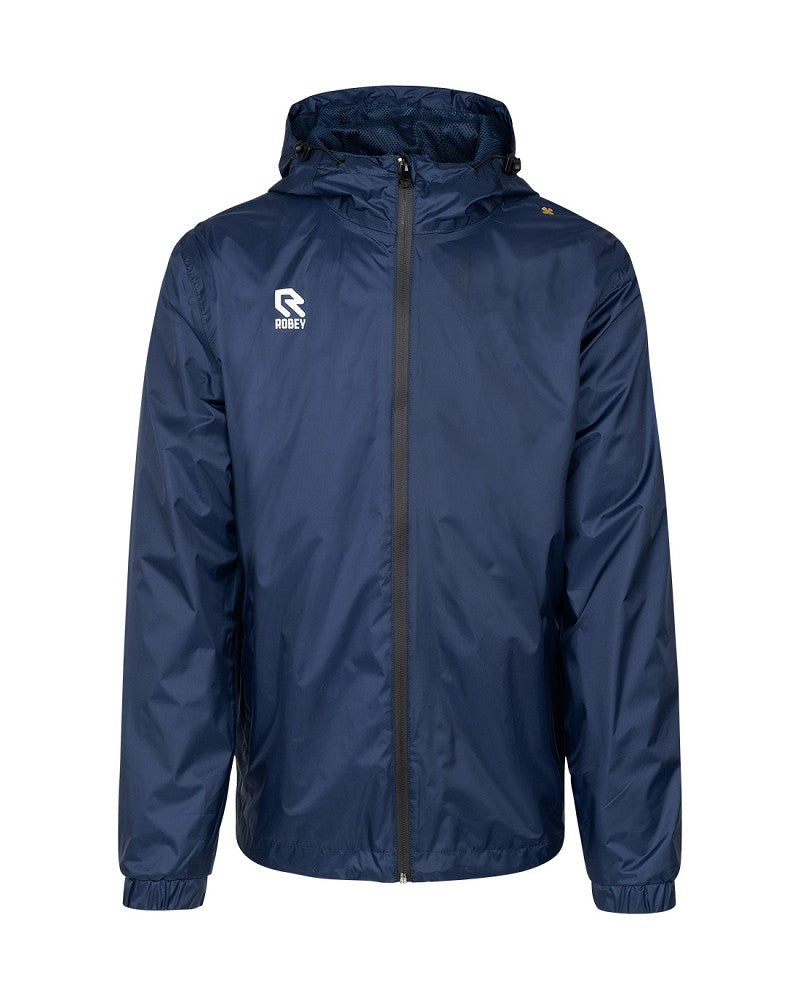 Robey rain jacket hooded navy - Training & Herstel