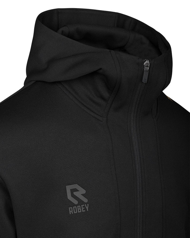 Robey Travel full-zip top zwart - Training & Herstel