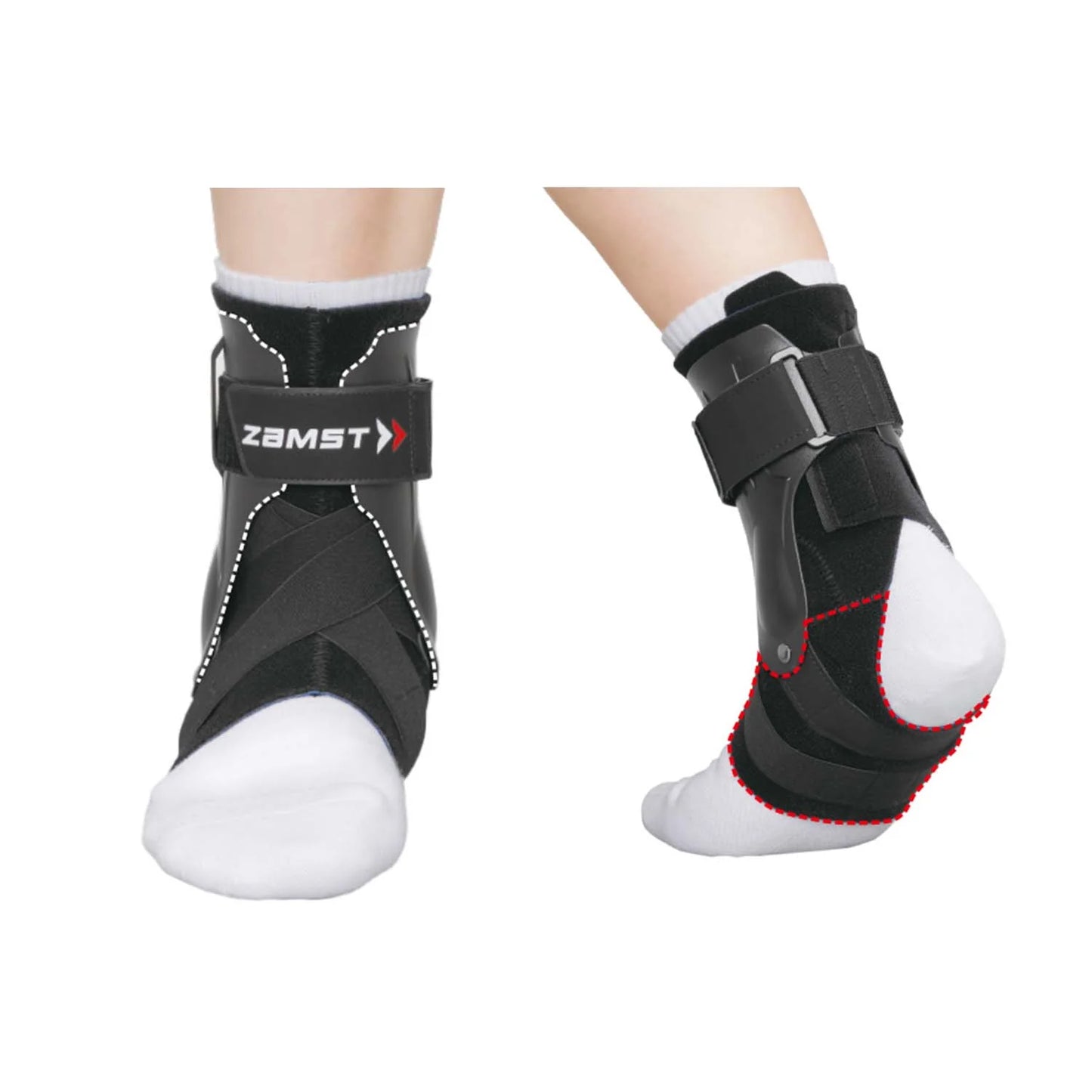 Zamst A2-DX Enkelbrace zwart - Training & Herstel