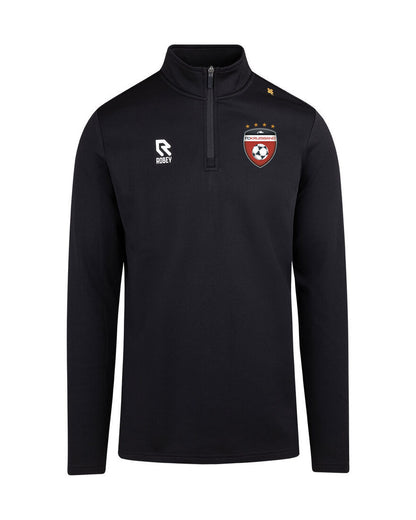 FC Kruisband half-zip top zwart