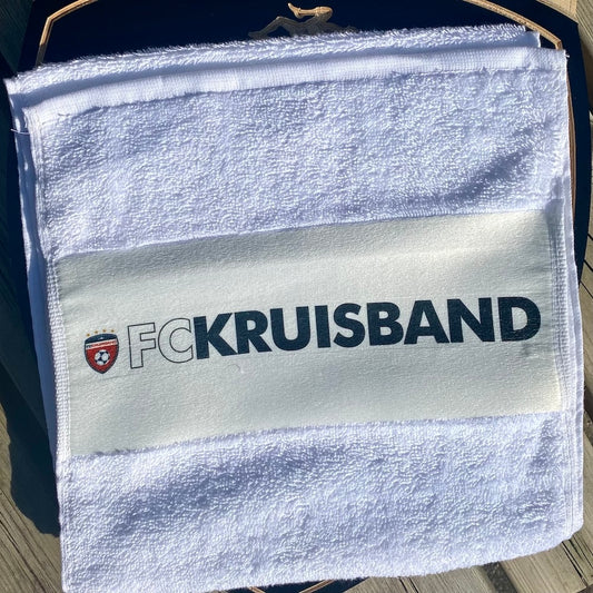 fc kruisband handdoek wit