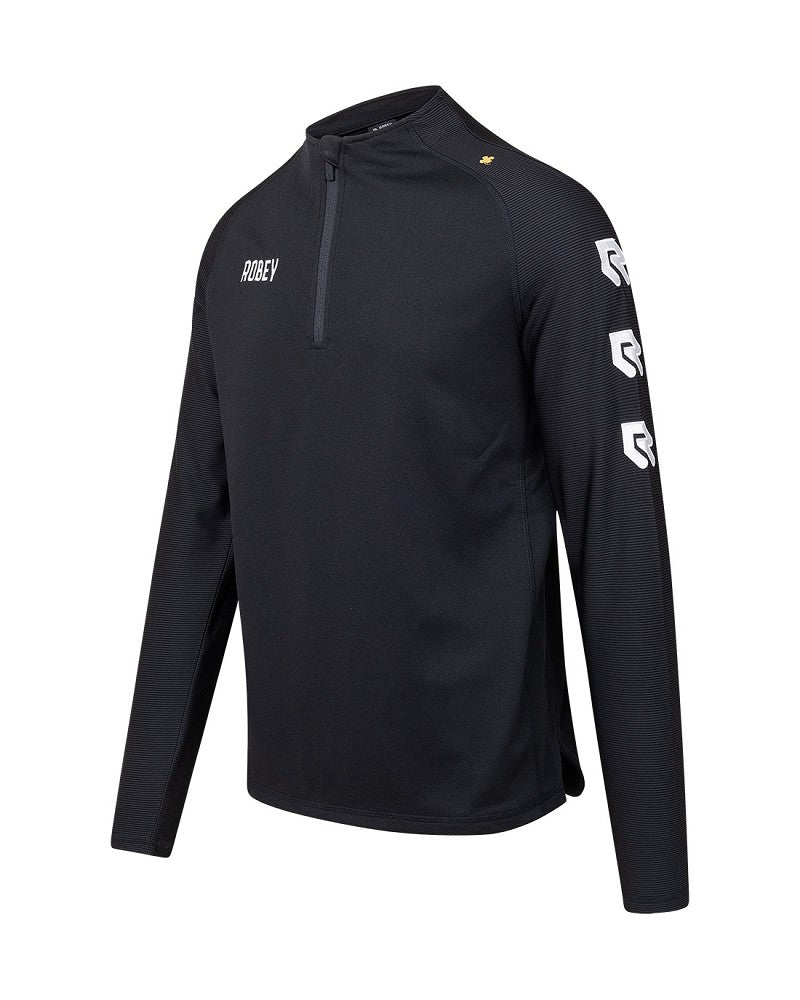 FC Kruisband performance half-zip top zwart