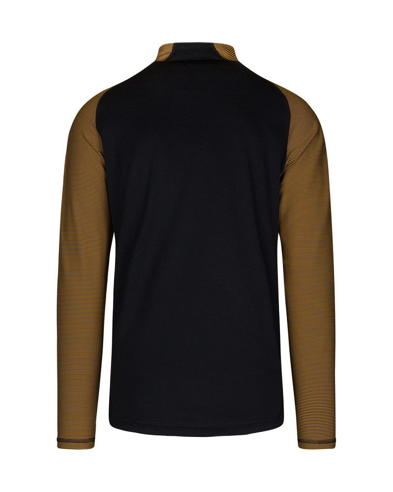 FC Kruisband performance half-zip top zwart / goud