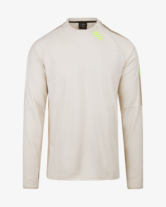 Performance Cross-Zip Sweater Sand