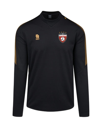 FC Kruisband performance sweater zwart / goud