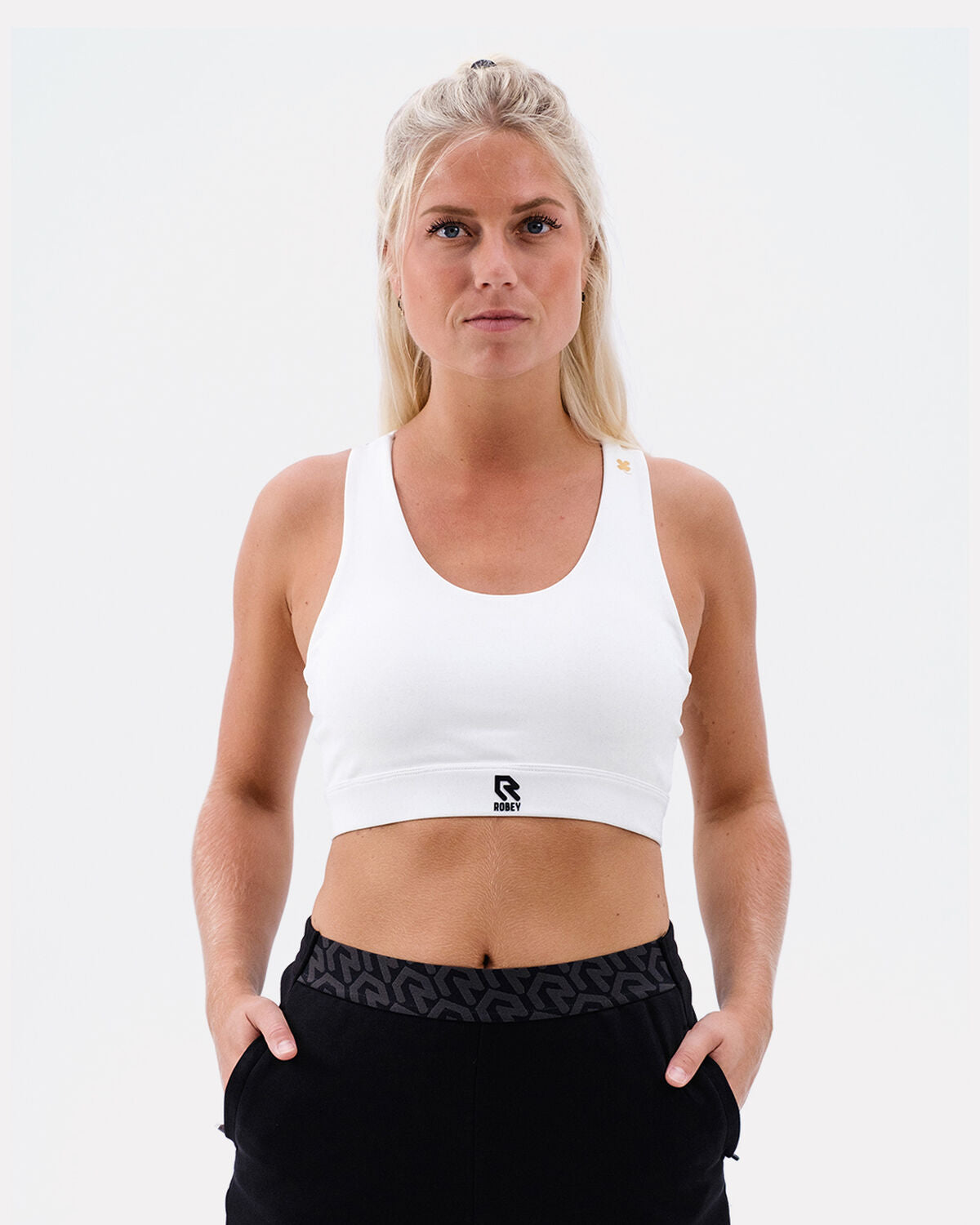 Robey Women's forward sportbra zwart en wit