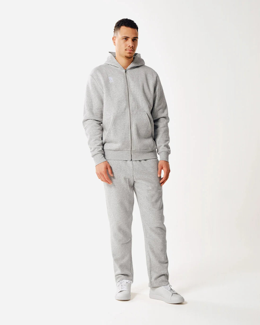 Robey Brandpack Hoodie Full Zip Grijs