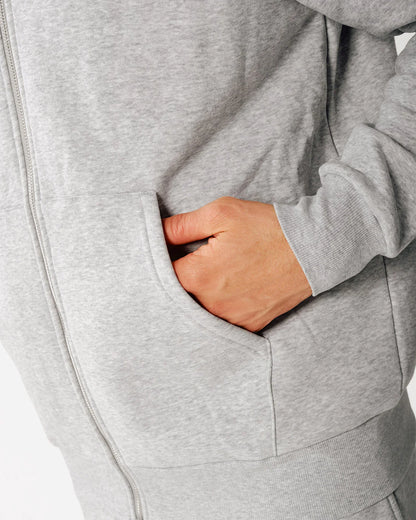 Robey Brandpack Hoodie Full Zip Grijs