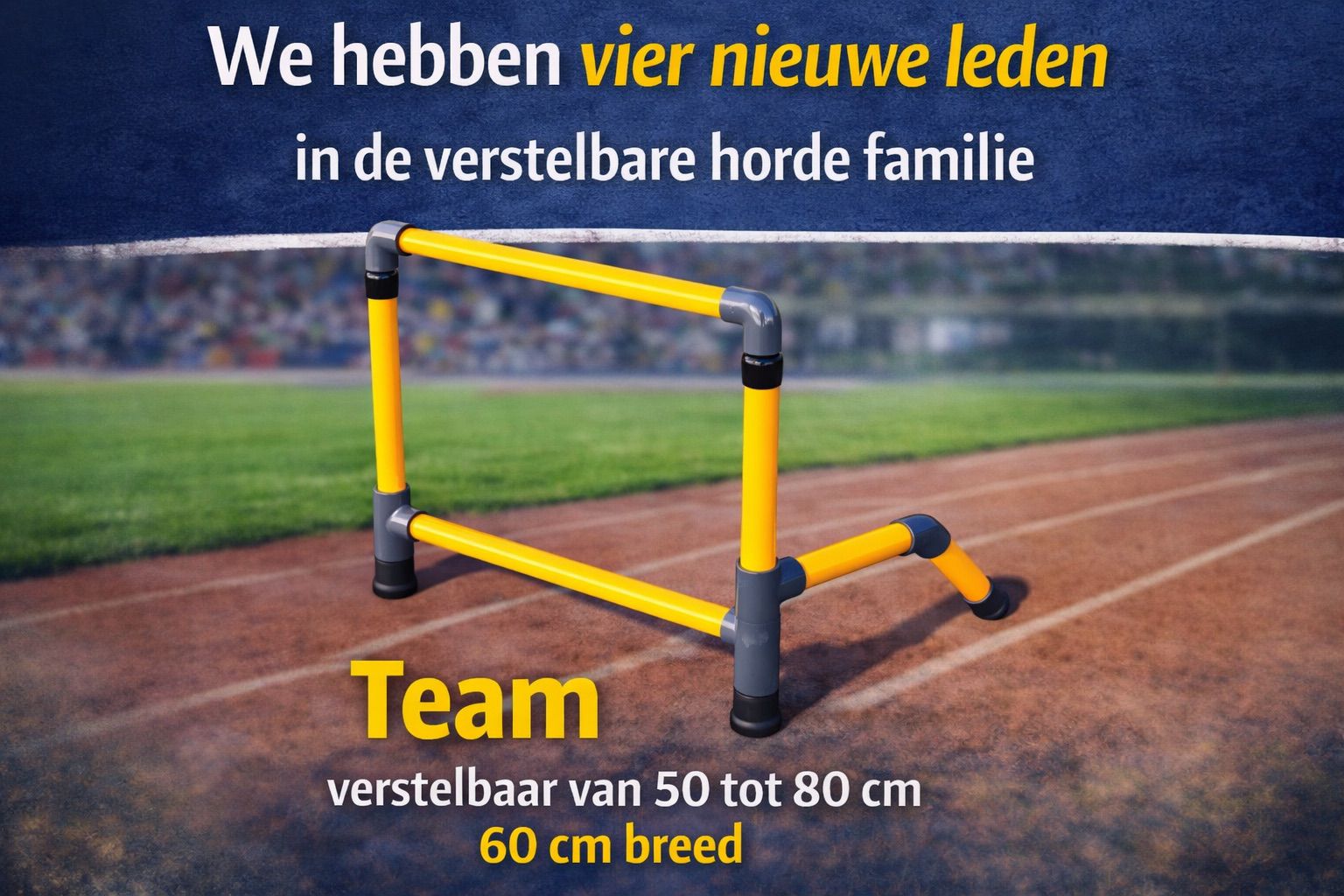 Verstelbare horde TEAM - Training & Herstel