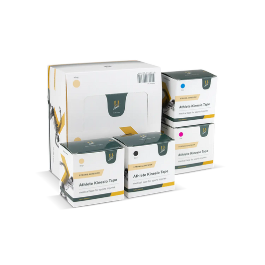 U-Sport Athlete Kinesio Tape 5cm x 5 meter (4 stuks)